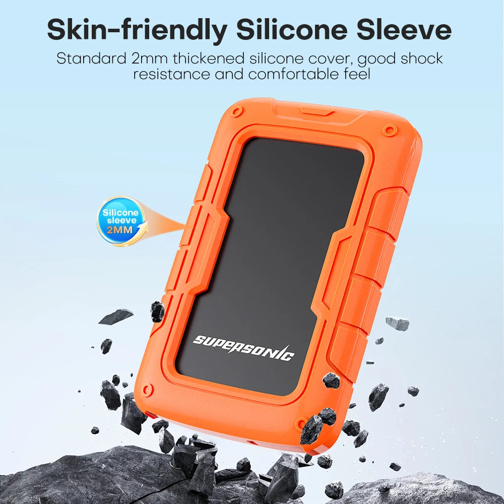 Supersonic Portable Hard Drive PHDD USB 3.0 1TB 500G 2.5 Inch External SSD Hard Disk