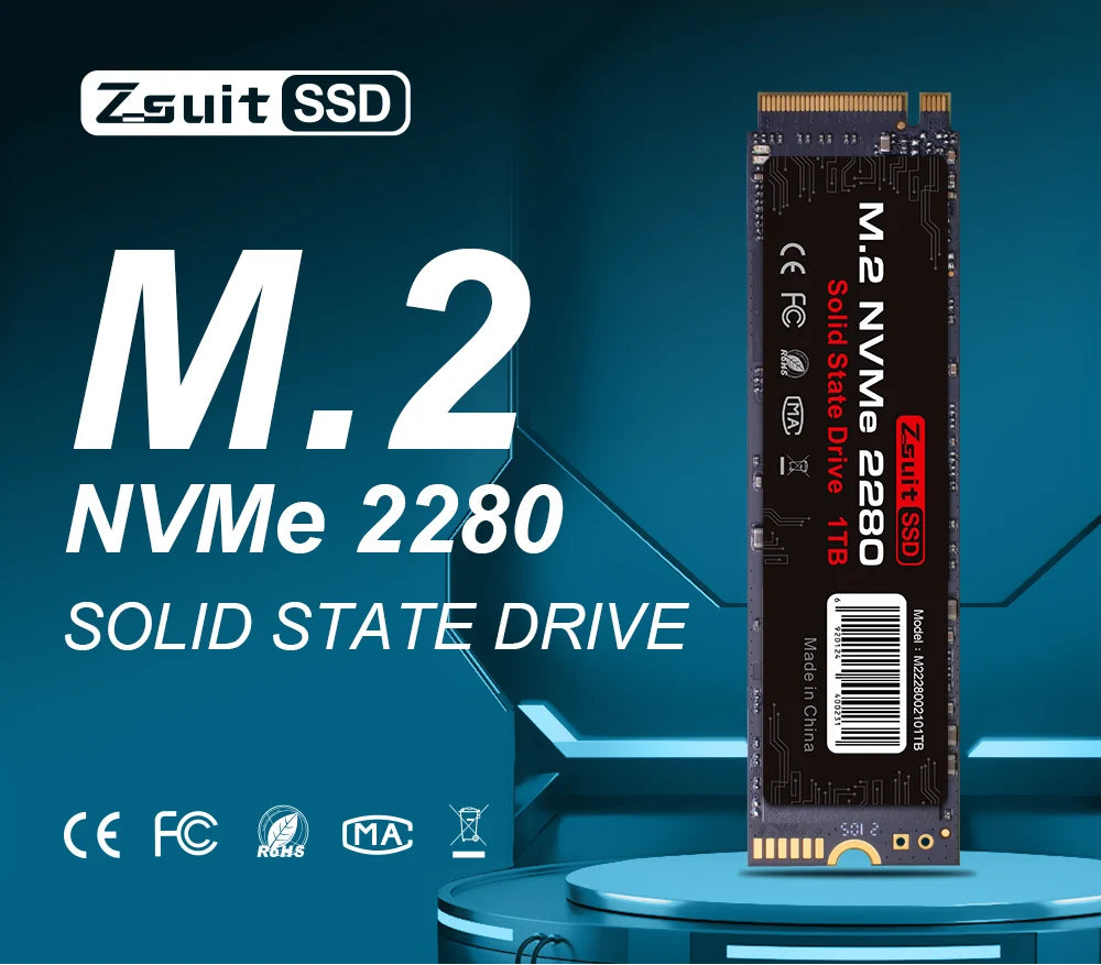 Zsuit SSD 1TB NVME M2 256gb 512GB 128 GB 120 GB SSS M2 NVME Internal Solid State Hard Drive Disk For Notebook Desktop Festplatte