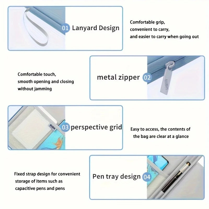 Tablet Bag Waterproof PU Tablet Sleeve Cover