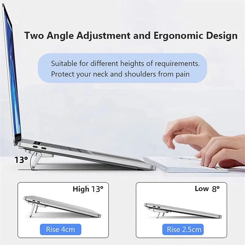 Adjustable Mini Laptop Stand Ultra-thin Foldable