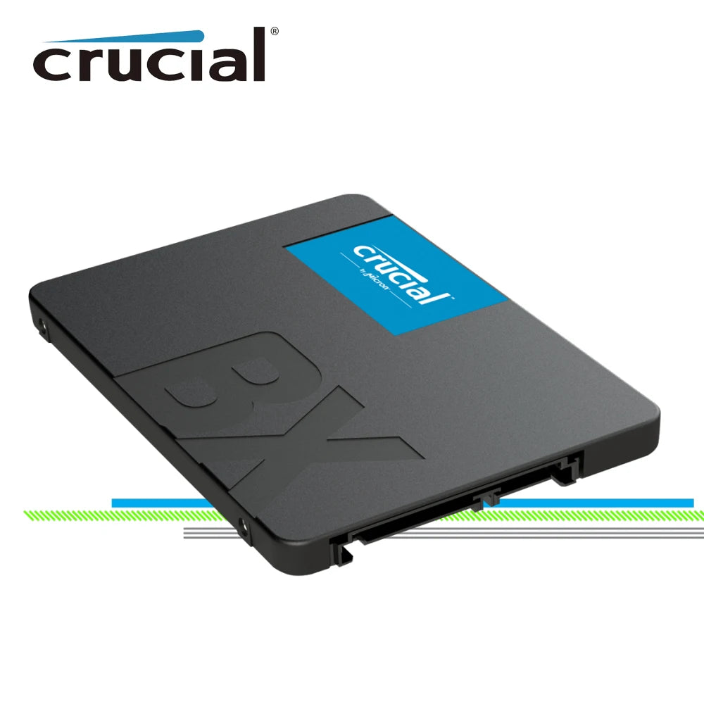 Crucial SSD BX500 3D NAND SATA 2.5-inch up to 560MB/s 240GB 480GB 1TB 2TB Internal SSD Solid State Drive For Laptop Hard Disk