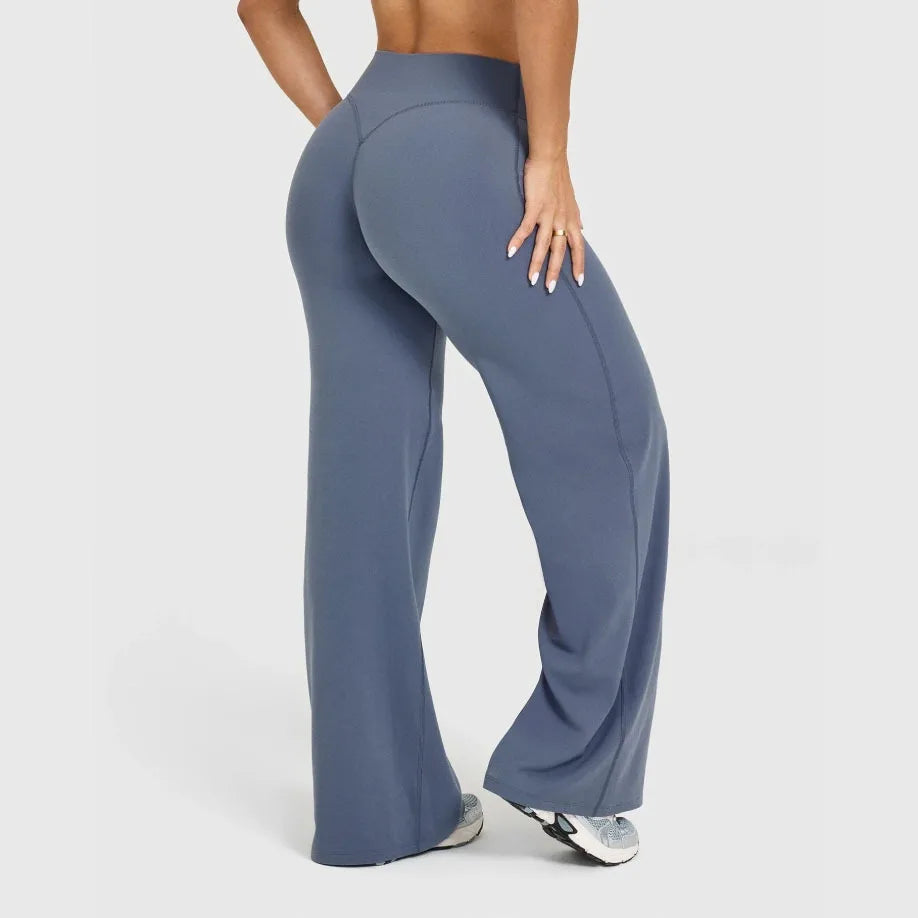 Peach Hip Slimming Yoga Straight-leg Pants