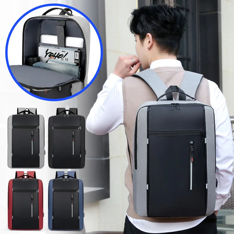 Men’s Laptop Backpack USB Charging Business