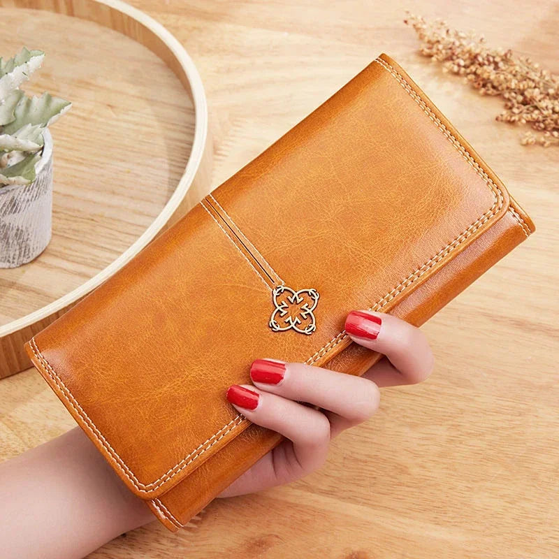 Elysia Women's Long Leather Wallet