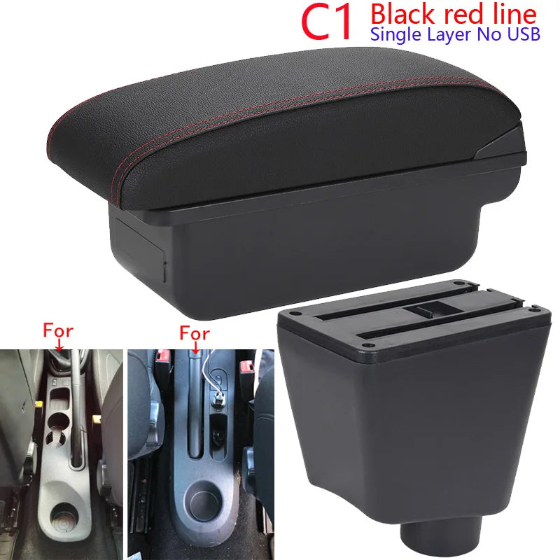 For Renault Clio 4 Armrest For Renault Captur Clio 3 III IV Car Armrest Box Accessorie Storage Parts Dedicated Interior Retrofit