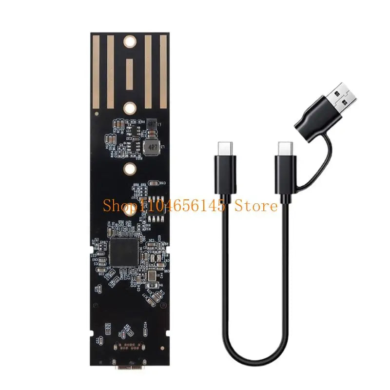 5asd USB C 3.1 Gen 2 M.2 Ssds Enclosure Easy Installation Clear PC Materials Shell External drive Case For Multiple SSDs