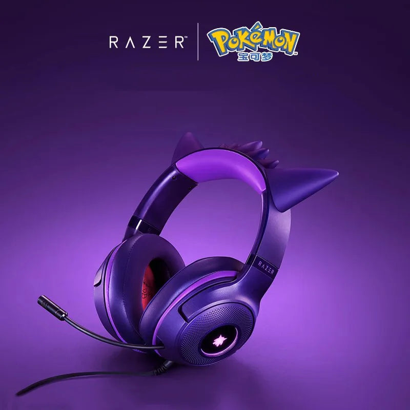 Razer Pokemon Gengar Edition Mouse Mat BlackWidow V4 Pro 75% Keyboard Gengar Wireless Mouse Gengar RGB Headset Gengar Keycap