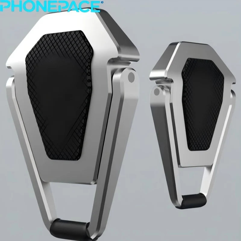 A pair of zinc alloy laptop invisible stands, mini portable desktop height-increasing cooling foldable support frames