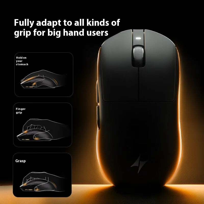 ATK A9 Ultra Wireless Gaming Mouse A9/A9 SE/A9 Plus/A9 Pro Tri Mode 8K Gaming Mouse 53g Lightweight E-sports PC Gift Customized