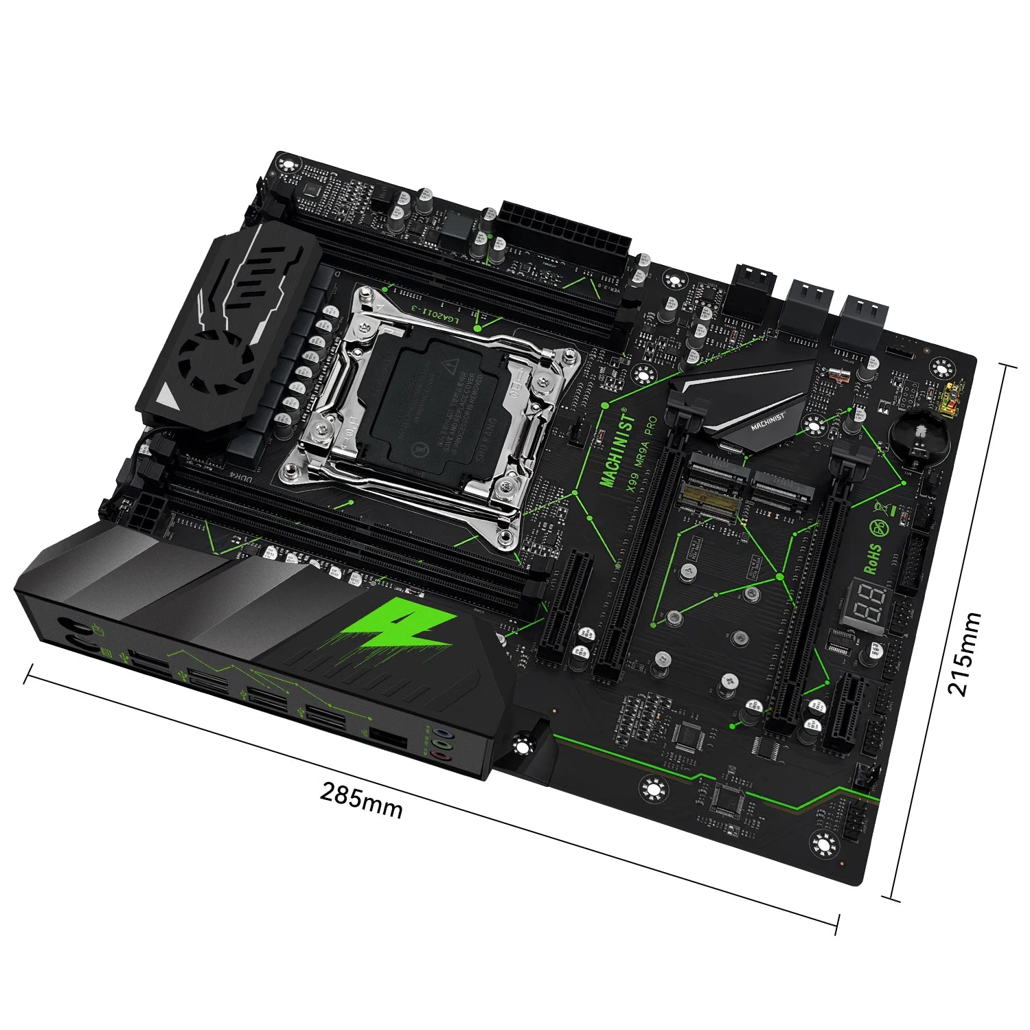 MACHINIST X99 MR9A PRO Motherboard Support TPM2.0 Interface LGA 2011-3 Xeon E5 V3 V4 CPU DDR4 Four channel RAM NVME M.2 *2 ATX