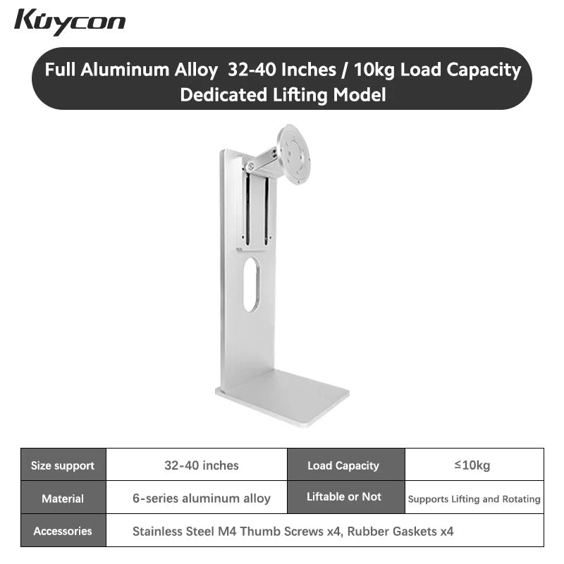 New Kuycon G32X Gaming Compective Desktop Monitor 100W Refresh Rate With Aluminum Alloy Body 31.5 Inch PC Display For Office