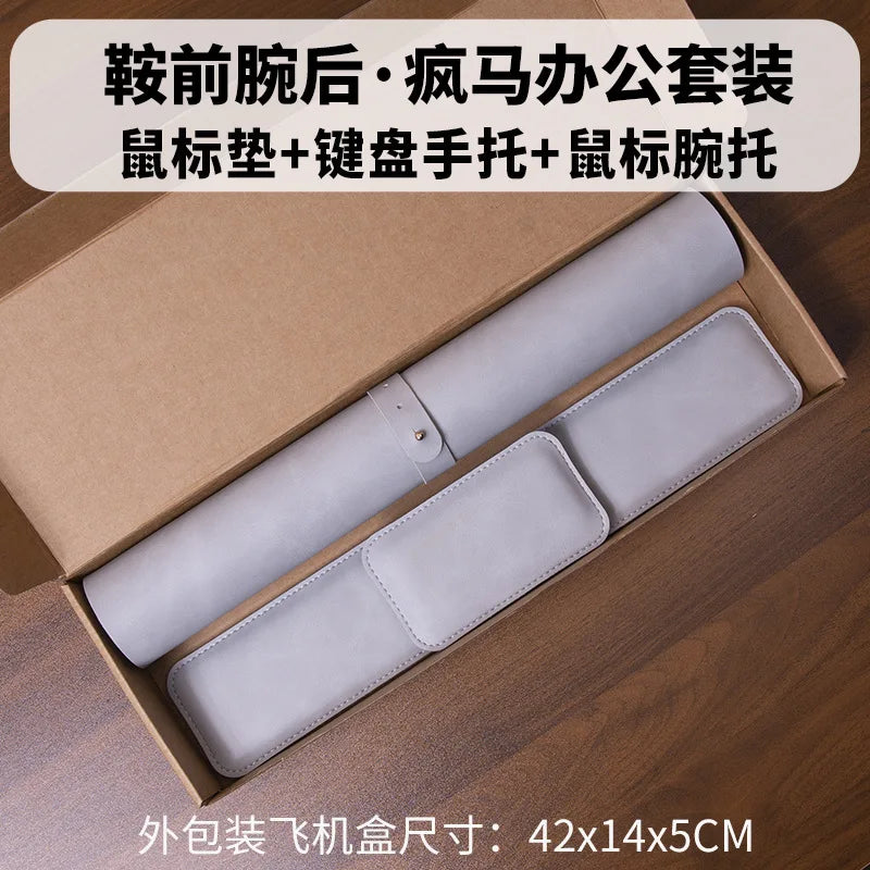 Desk Pad Waterproof PU Mouse Pad Large