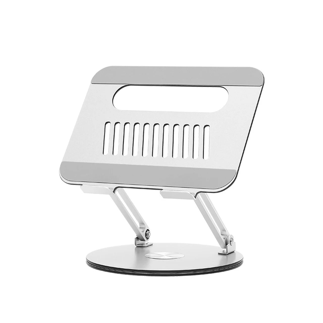 Heat Dissipation Laptop Stand 360° Rotatable Notebook Holder Liftable Aluminum Stand Compatible With 9.7-17.3 Inch Laptop Stand