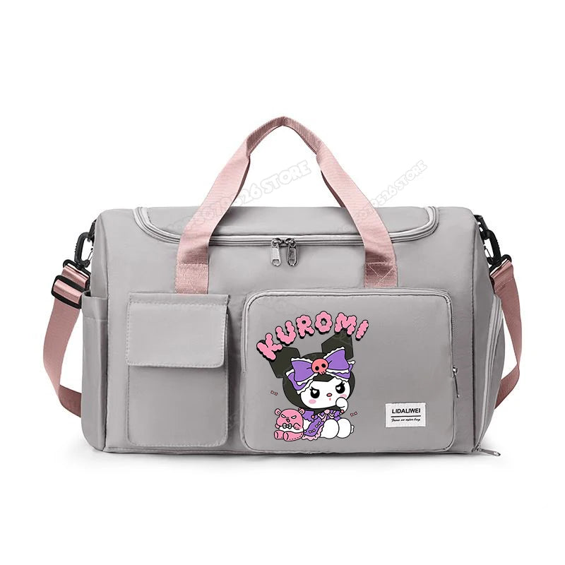 Hello Kitty Kuromi Carry on Travel Bag