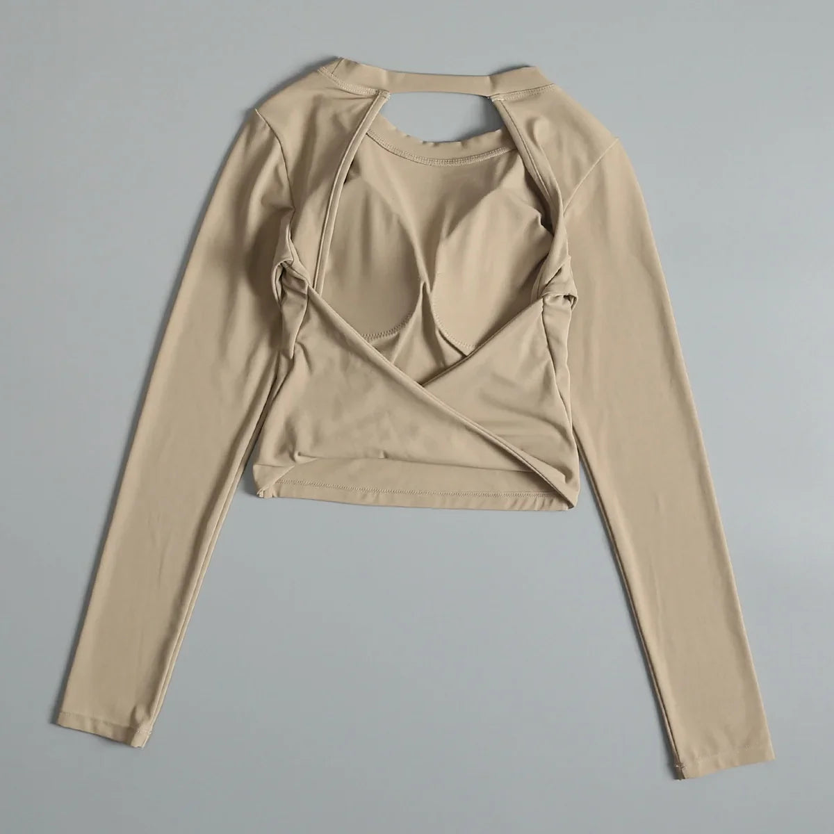 Yoga long-sleeved fixed-style sports bra