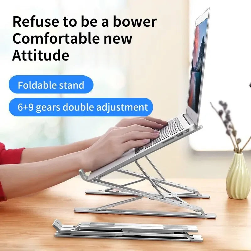 Laptop Stand Portable Bracket Aluminum Alloy For Macbook