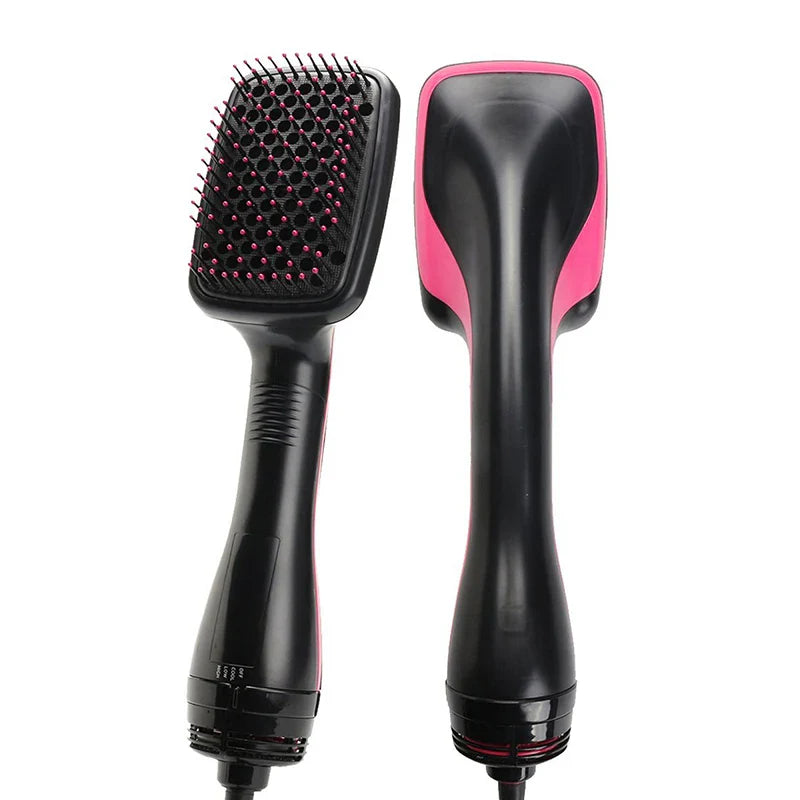 Hair Dryer Hot Air Brush Styler and Volumizer Hair Straightener Curler Comb Roller One Step Electric Ion Blow Dryer Brush
