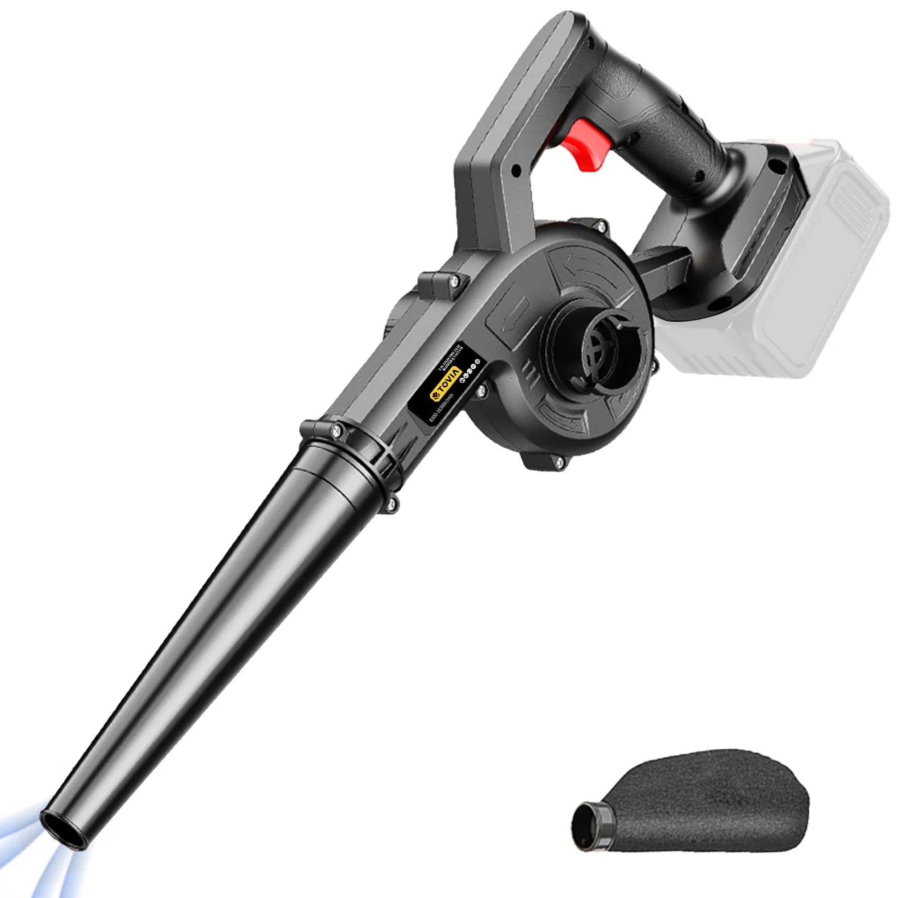 2-in-1 Cordless Air Blower & Vacuum – Leaf, Dust & Pet Hair Cleaner Compatible with Makita 18V Battery