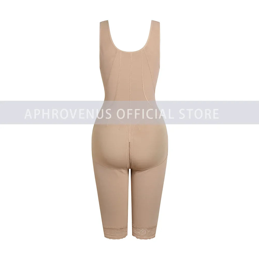 Fajas Colombianas Women Long-pants Full Body Shapewear Postpartum Waist Trainer Shaper Post Liposuction Tummy Control Bodysuit