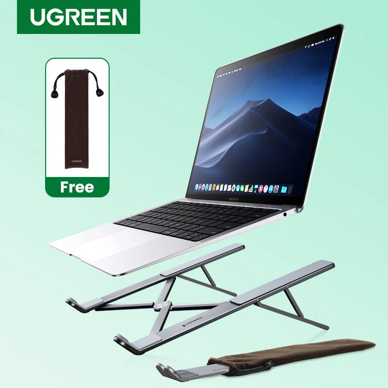 UGREEN Laptop Stand Holder For MacBook Air Pro Foldable Aluminum Notebook Stand Tablet Stand Laptop PC Support Macbook Stand