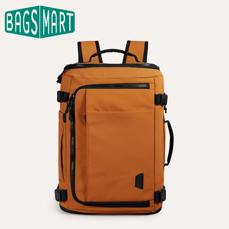 BAGSMART Men's Backpacks 15.6in Laptop Backpack MultiFunction
