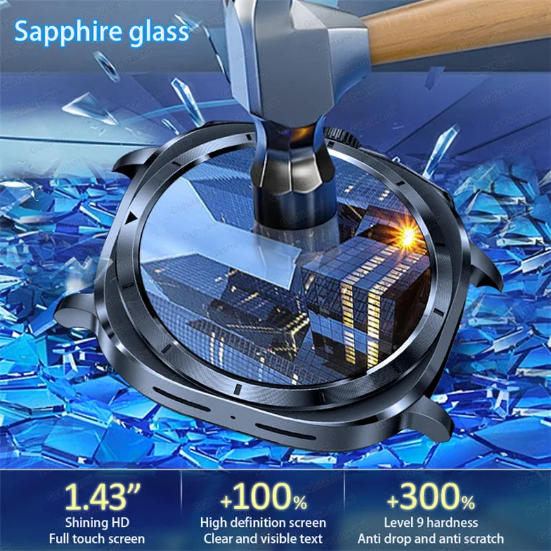 2025 New For Android Air pump airbag Health Trackr Smart Watch Accurate Blood pressure lipids Uric acid Body analysis Smartwatch