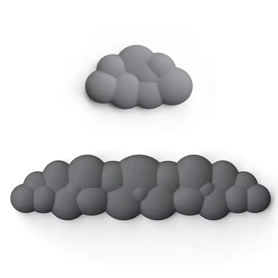 Cloud Shape Wrist Rest Pad Soft PU Material Memory Foam Anti-Slip