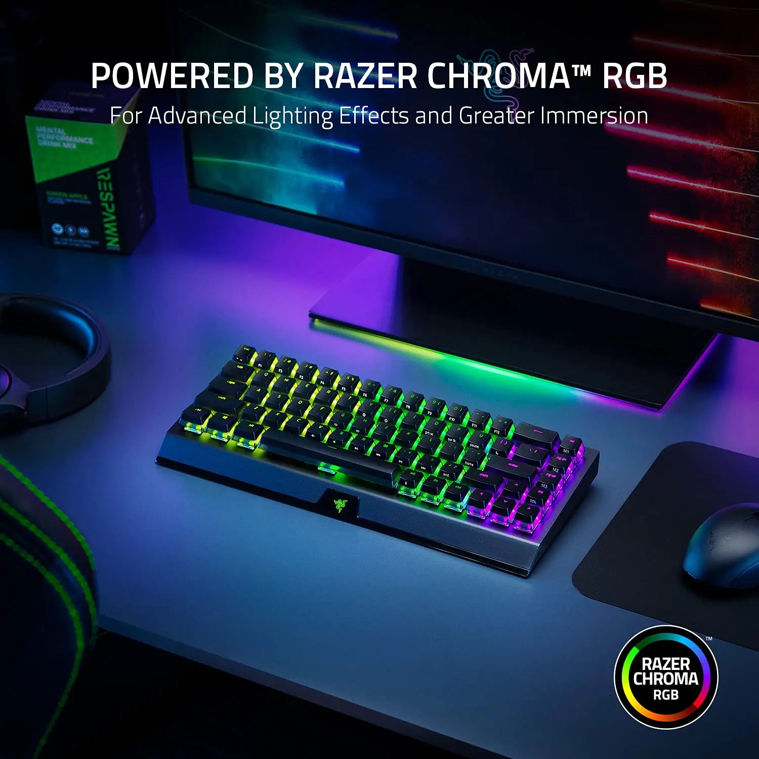 Razer BlackWidow V3 Mini HyperSpeed 65% Wireless Mechanical Gaming Keyboard