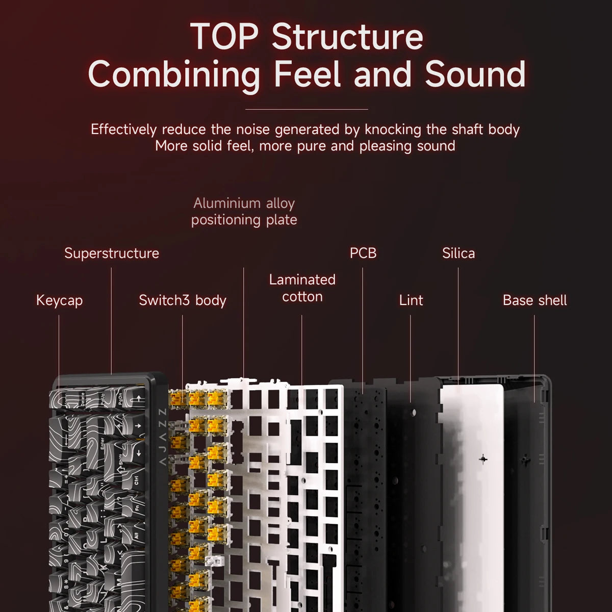 AJAZZ AK680 MAX Mechanical Keyboard HE Hall Effect Switch 60% 8k/1K RGB Wired/Wireless