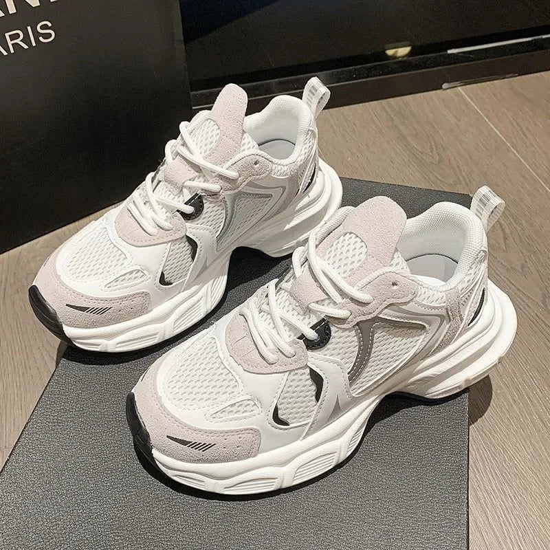 2025 Women’s Mesh Breathable Running Shoes | Casual Sports Sneakers | Lightweight Fitness & Walking Vulcanized Shoes