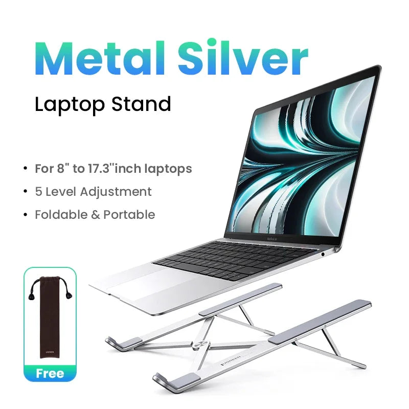 UGREEN Laptop Stand Holder For MacBook Air Pro Foldable Aluminum Notebook Stand Tablet Stand Laptop PC Support Macbook Stand