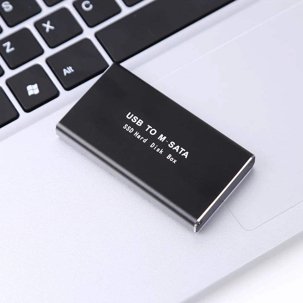mSATA To USB 3.0/3.1 SSD Enclosure External HD Hard Drive Disk Box Storage Case Adapter