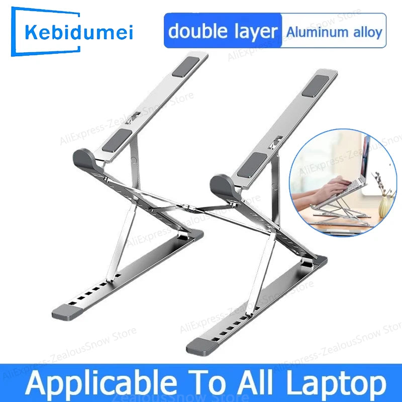 Laptop Stand Portable Bracket Aluminum Alloy For Macbook