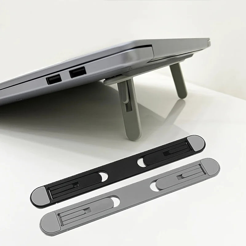 Adjustable and Foldable Laptop Stand with Keyboard & Tablet Holder