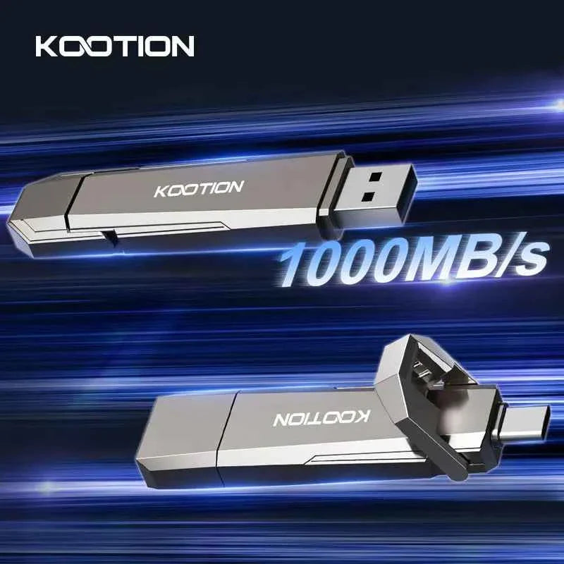 KOOTION U52 Type C USB 3.2 External Solid State Flash Drive 1TB 512GB 256GB