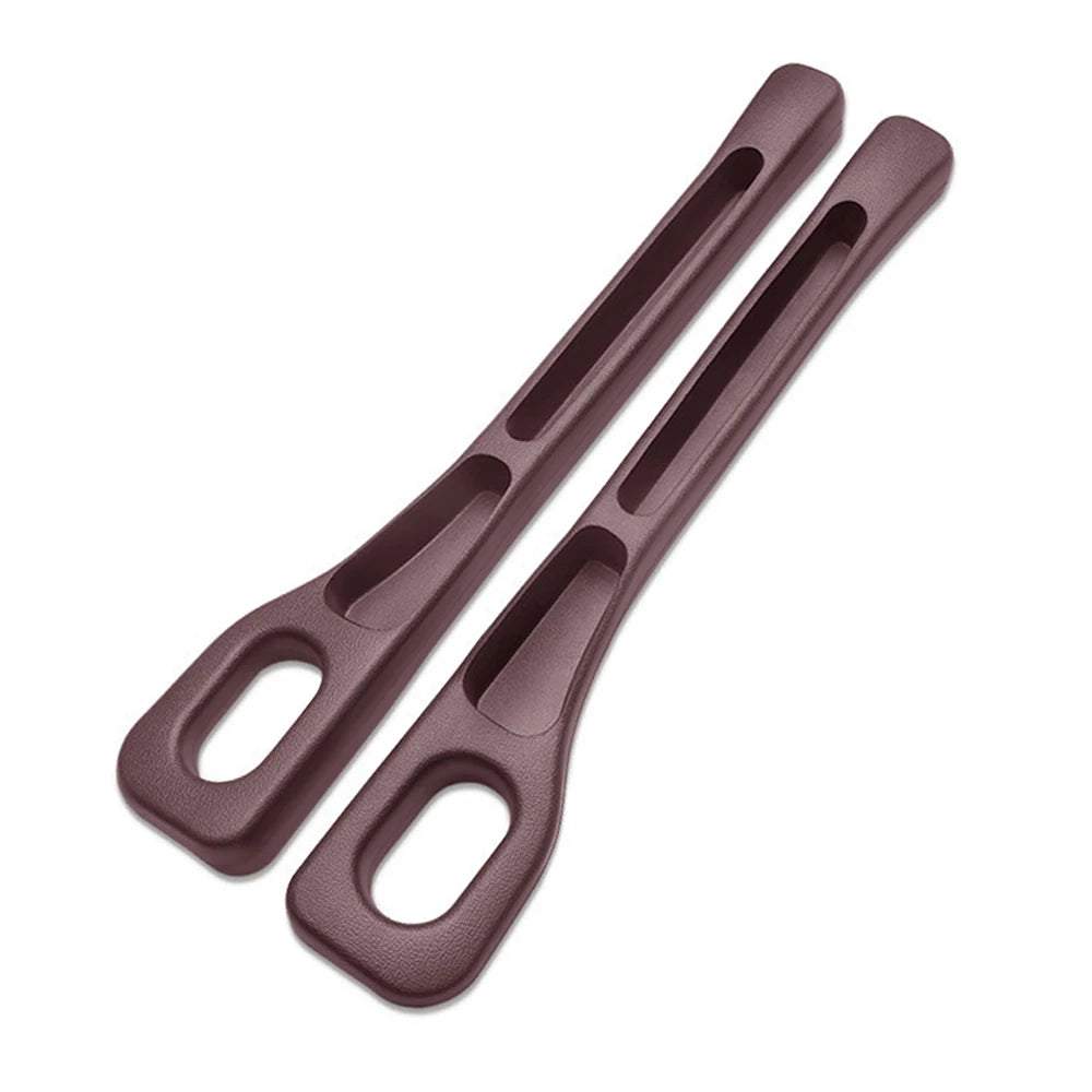 2pc Car Seat Gap Filler Organizer Pu Waterproof Car Seat Gap Plug Strip with 2 Grooves Seat Gap Storage Auto Interior Accessorie