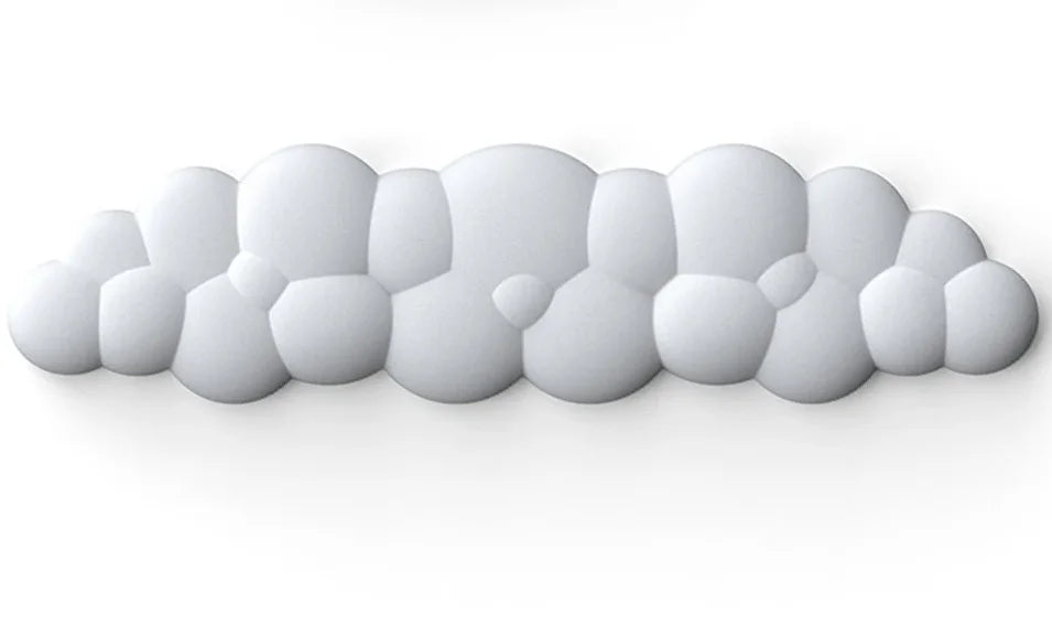 Mouse pad with wrist rest keyboard cloud anti-slip