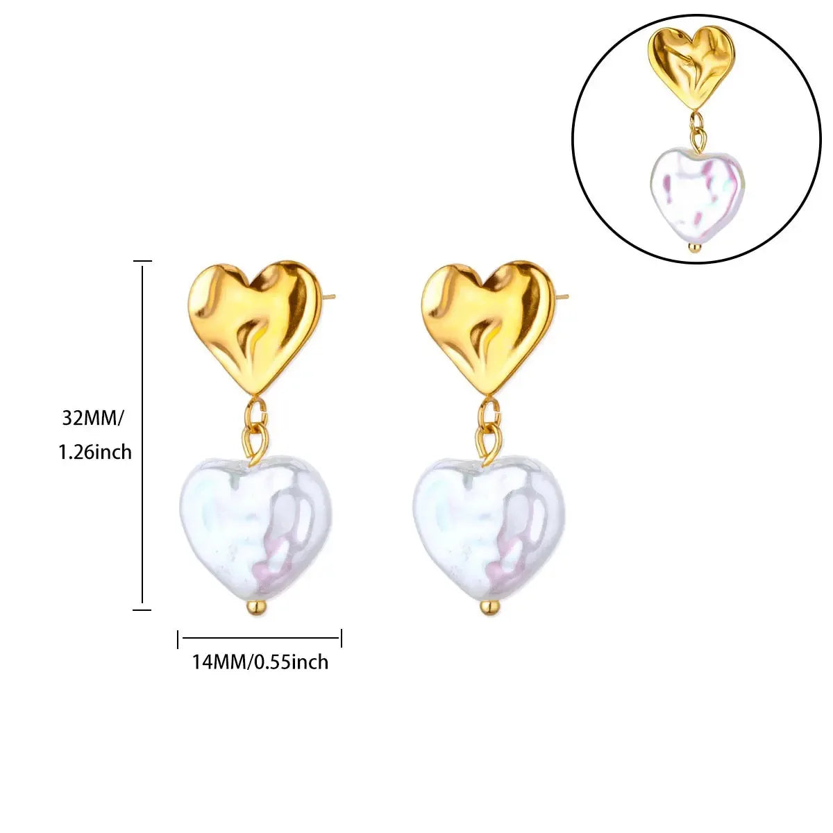 Forever Heart Earrings