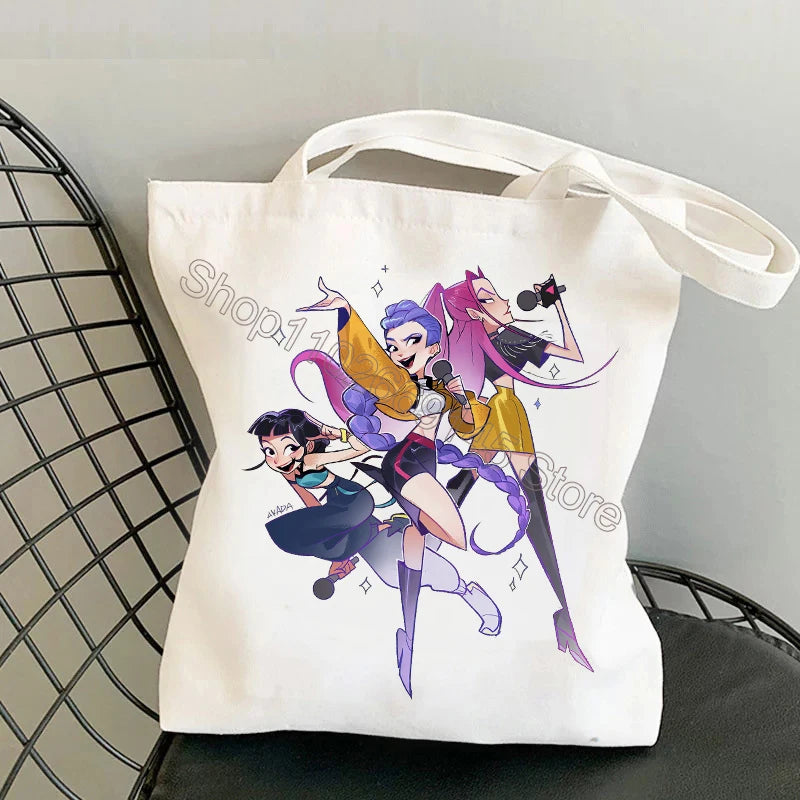 Cute Anime Canvas Handbag