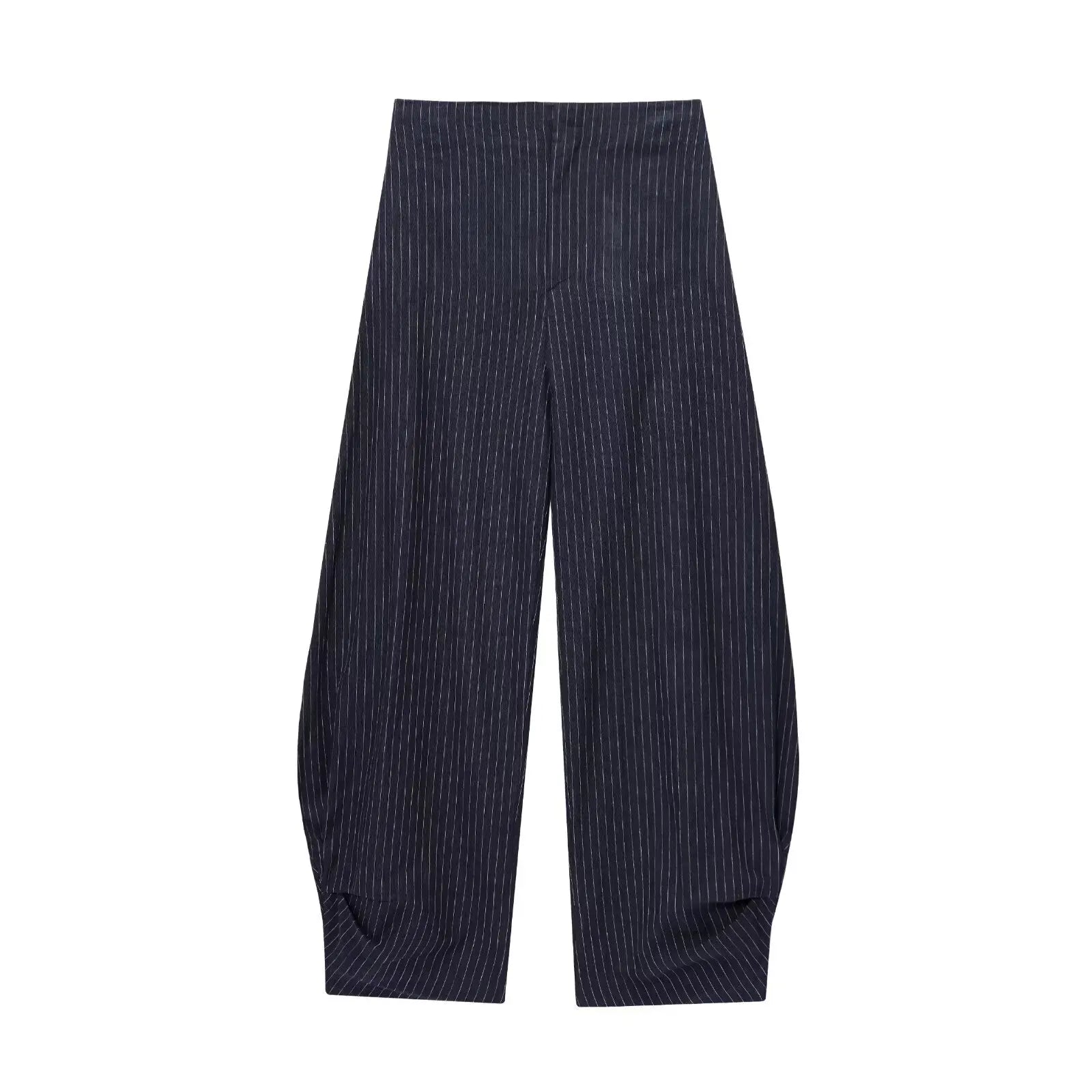 European and American style 2025 summer new women's clothing retro fashion casual versatile balloon style striped pants
