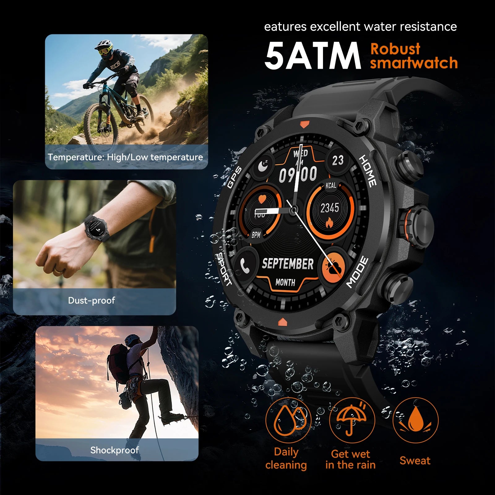 2025 Smartwatch AURAFIT G6 AI GPT 1.43" AMOLED Display GPS Compass Sport Fitness Tracker 3ATM Swimming BT Call for Strava