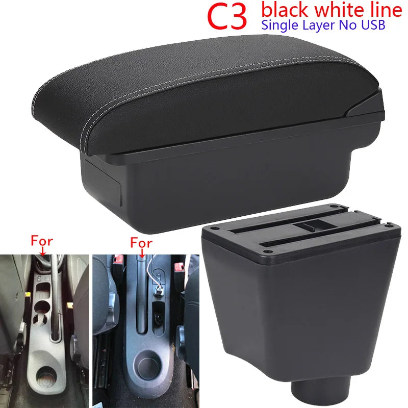 For Renault Clio 4 Armrest For Renault Captur Clio 3 III IV Car Armrest Box Accessorie Storage Parts Dedicated Interior Retrofit