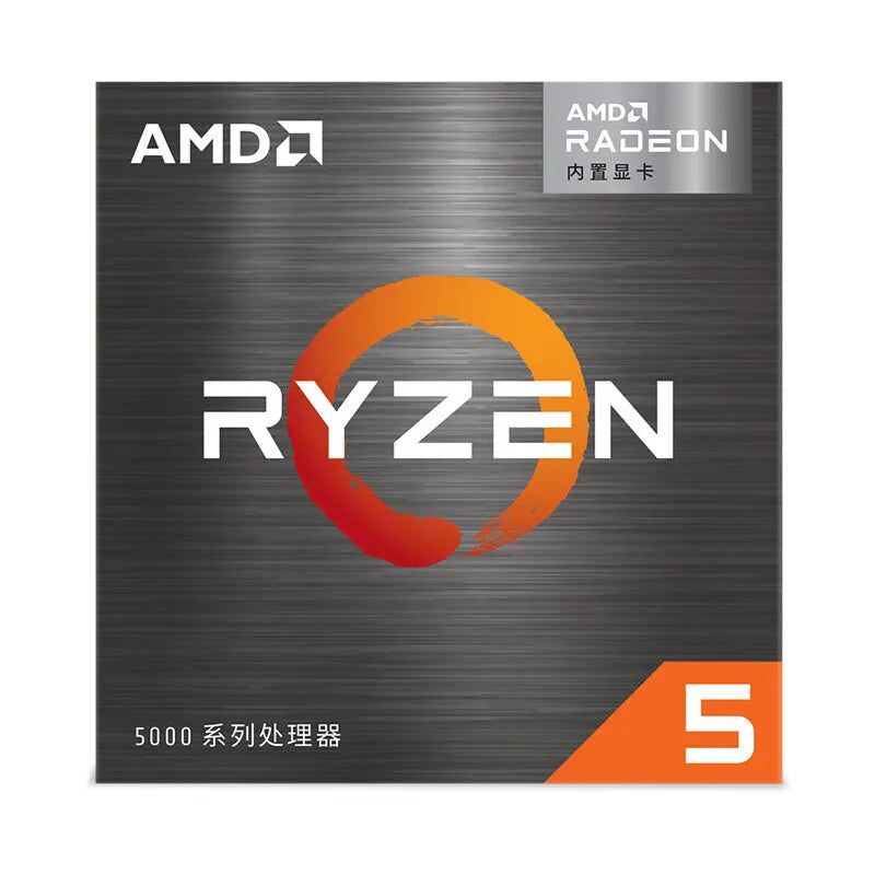 AMD Ryzen 5 5600GT Processor (Boxed) - 6-Core 12-Thread, 3.6GHz, 16MB Cache, Radeon Graphics, 7nm, AM4 Socket, with Wraith Steal