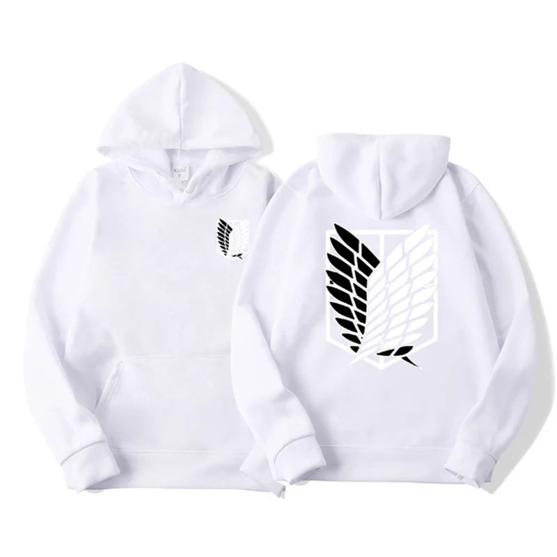 Attack on Titan Hoodie – Unisex Anime Harajuku Pullover Streetwear