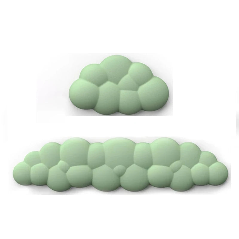 Cloud Shape Wrist Rest Pad Soft PU Material Memory Foam Anti-Slip