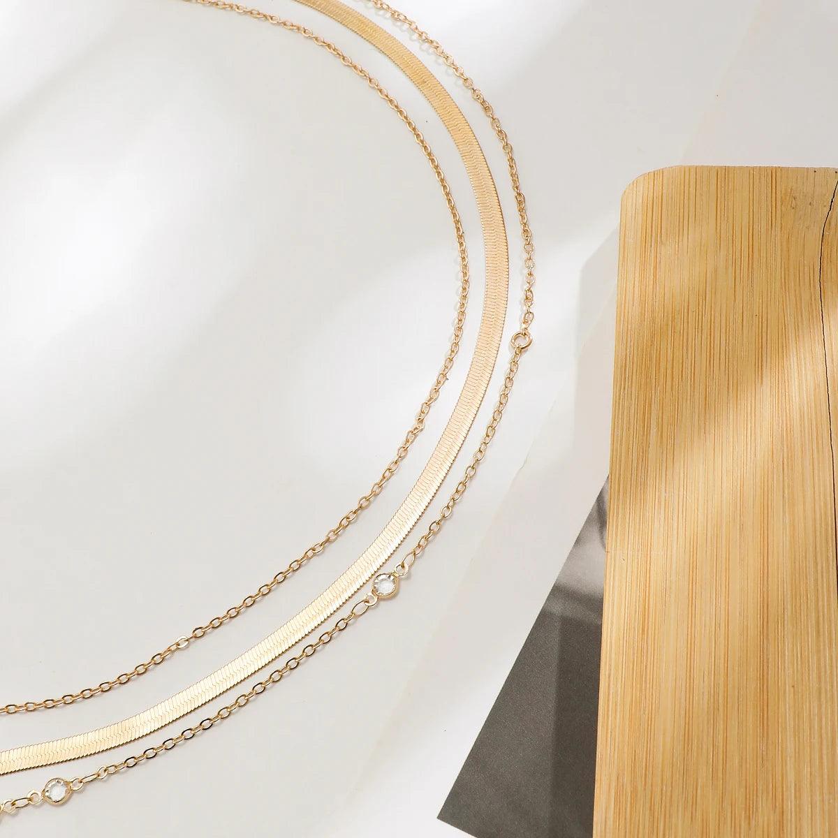 Crystal Chain Belly Waist Set: Gold Bikini Body Jewelry