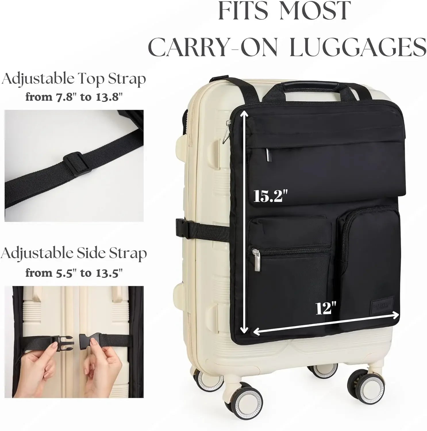 Laptop Bag Carry Over Luggage Organizer for Suitcase Adult Lightweight Multifunctional Portable Travel Packing Cube for Business