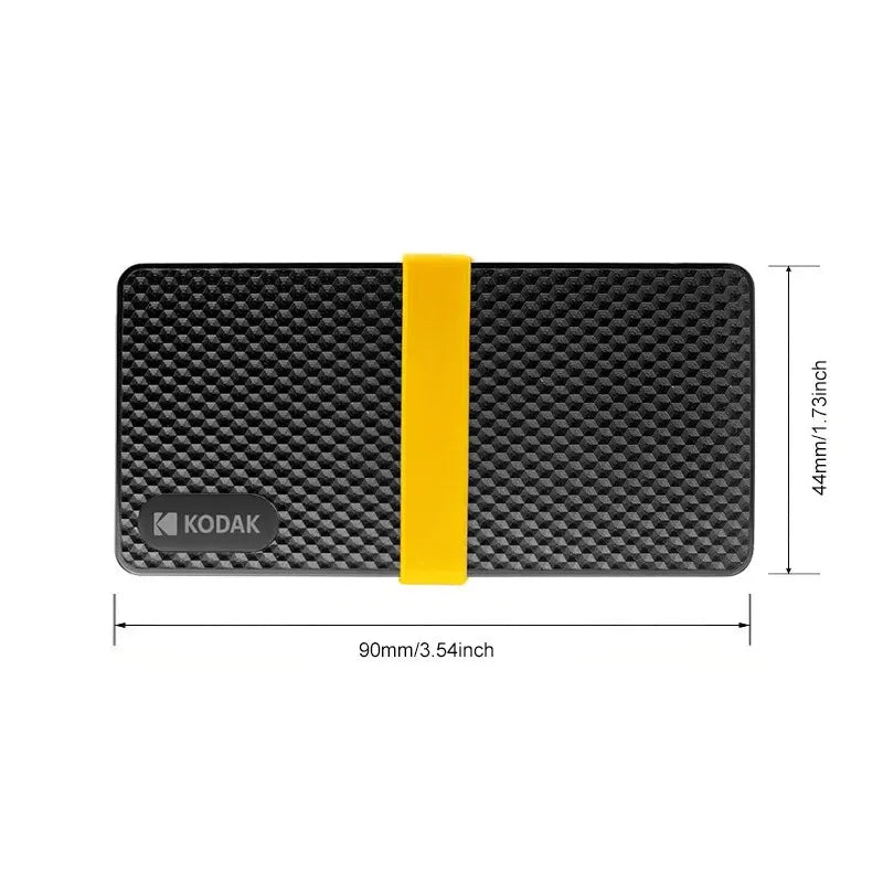 Kodak X200 Portable PSSD 2TB 1TB USB 3.1 Type C External Drive