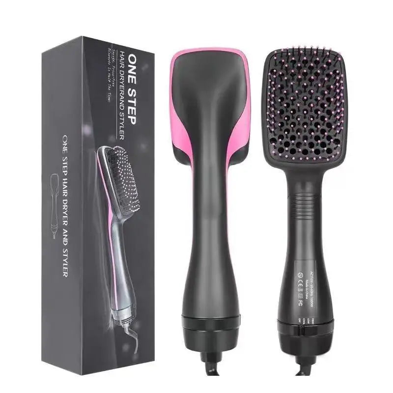 Hair Dryer Hot Air Brush Styler and Volumizer Hair Straightener Curler Comb Roller One Step Electric Ion Blow Dryer Brush
