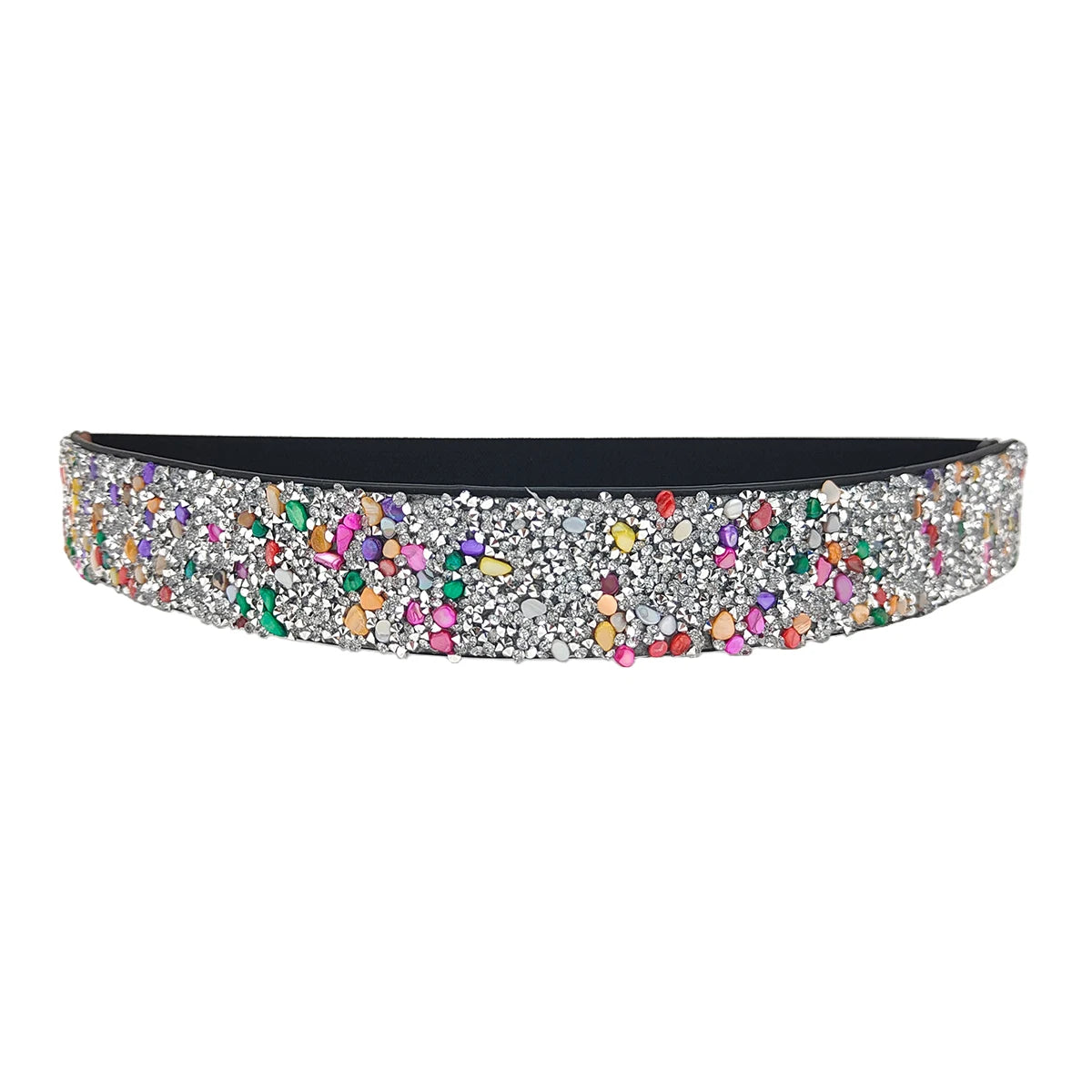 Advanced women's rhinestone belt, women's fashion dress, elastic belt, wedding party accessories